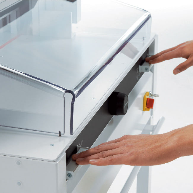Elektryczna obcinarka do stosów IDEAL 4855 Element sterujący EASY-CUT