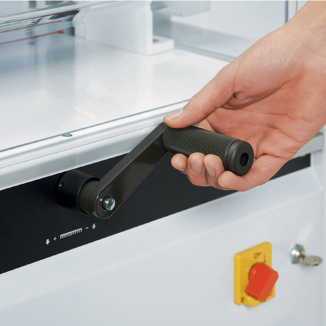 Elektrischer Stapelschneider IDEAL 4850 Handkurbel